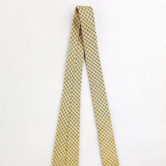 Polo Ralph Lauren Vintage Neck Tie Silk Italy Geometric Men's 56" NWT - Picture 10 of 11